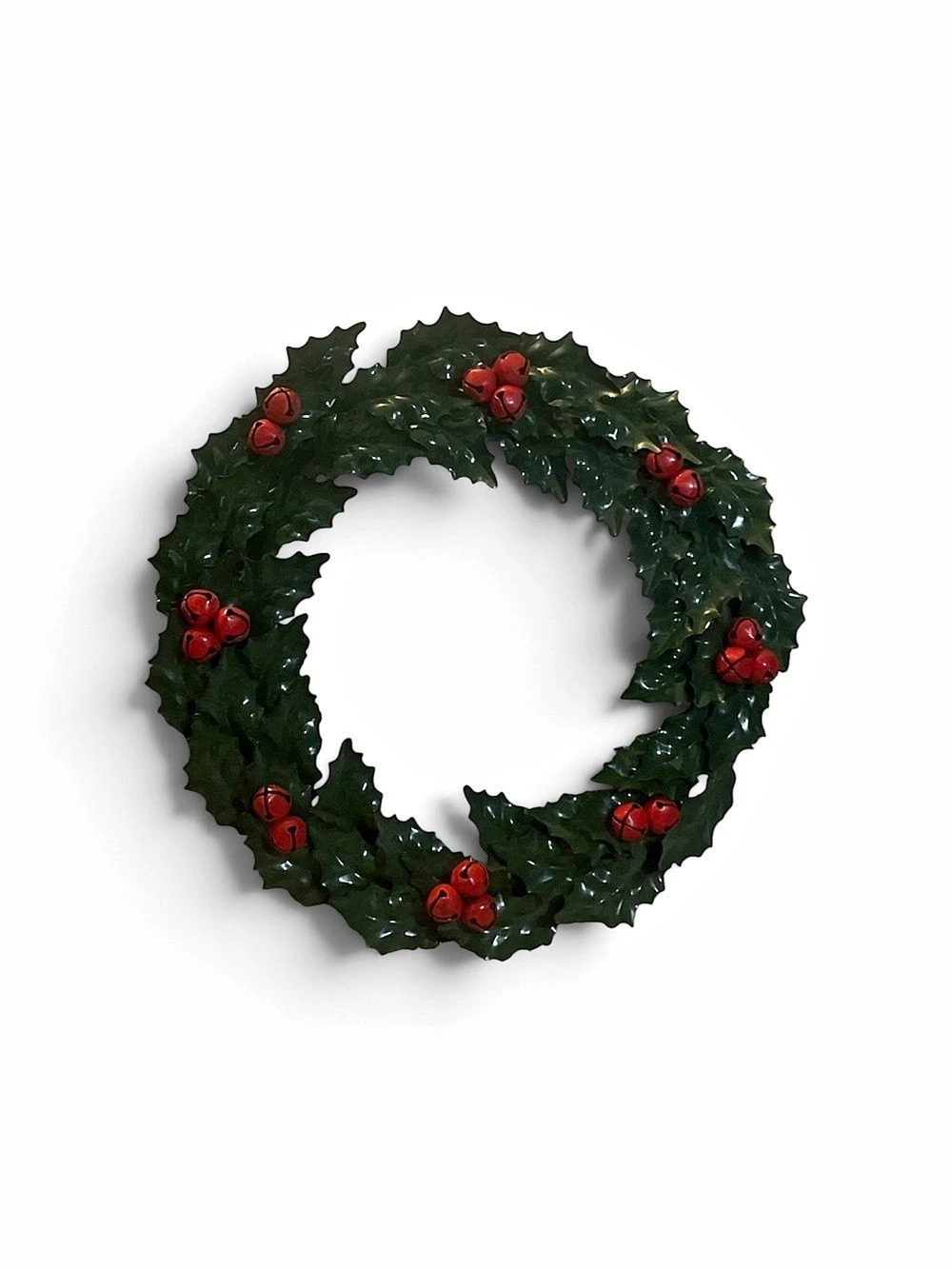 Holly Berry Holiday Wreath Green & Red